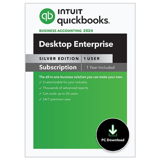 Intuit QuickBooks Desktop Enterprise Silver